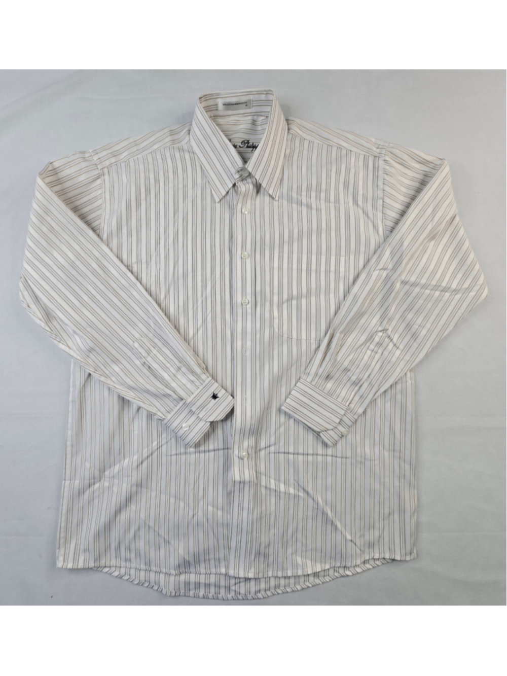 Louis Philippe | Mens | Dress Shirt | Stripped | Size Medium